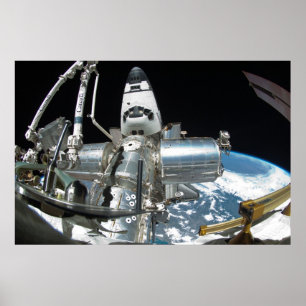 Space Shuttle Endeavor & ISS Poster