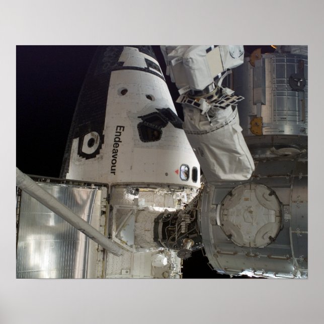 Space Shuttle Endeavor & ISS Poster (Vorne)