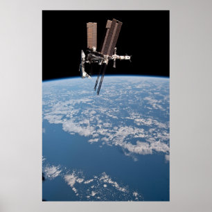 Space Shuttle Endeavor & ISS Poster