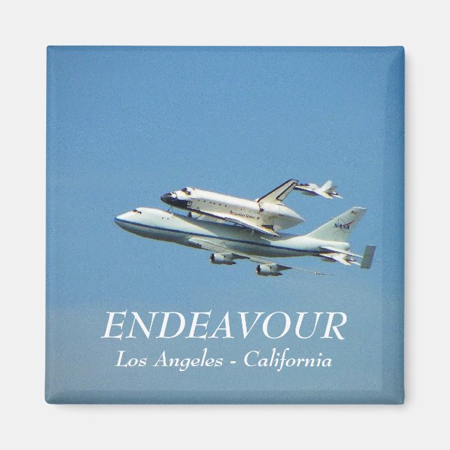 Space Shuttle Endeavor Magnet ! (Devant)