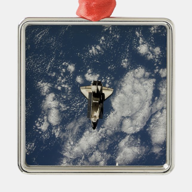 Space Shuttle Endeavour 10 Ornament Aus Metall (Vorne)