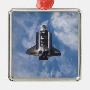 Space Shuttle Endeavour 22 Silbernes Ornament
