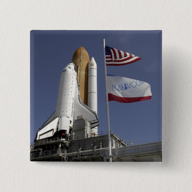Space Shuttle Endeavour 2 Button (Vorderseite)