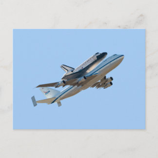 Space Shuttle Endeavour final flight photo Postkarte