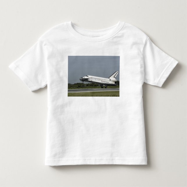 Space Shuttle Endeavour Touchs nach unten Kleinkind T-shirt (Vorderseite)