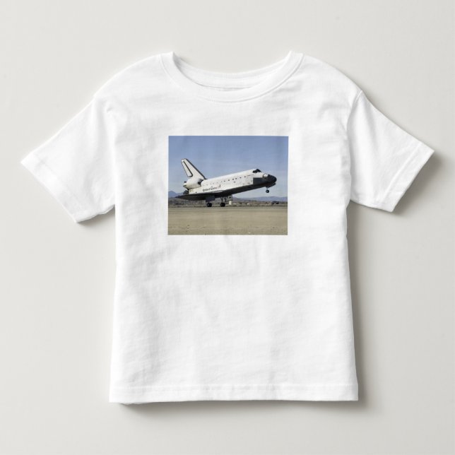 Space Shuttle Endevor's Hauptfahrwerk Kleinkind T-shirt (Vorderseite)