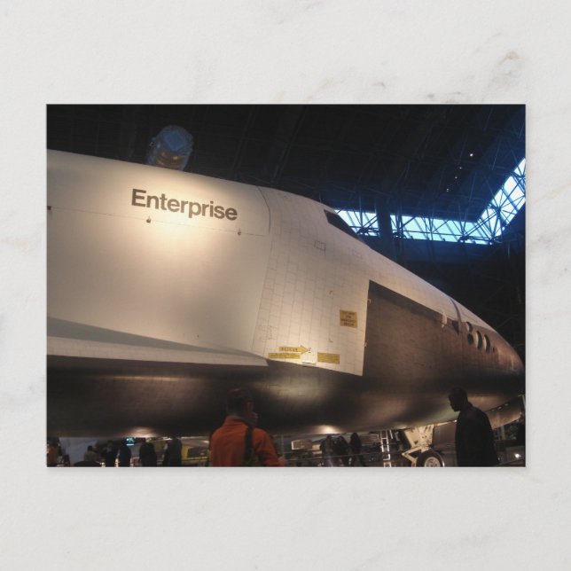Space Shuttle Enterprise Postkarte (Vorderseite)