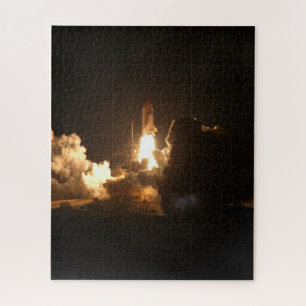 Space Shuttle Erde Orbitale Raumsonde Nacht Canva