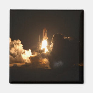 Space Shuttle Erde Orbitale Raumsonde Nacht Canva Magnet