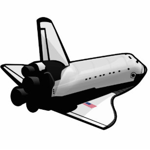 Space Shuttle Fotoskulptur Magnet