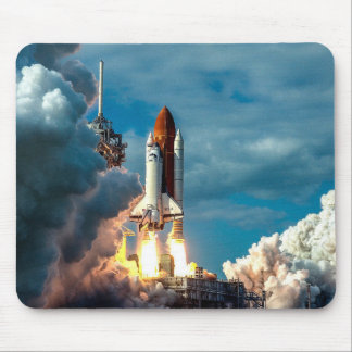 Space Shuttle hebt ab und geht in das Space Maus P Mousepad