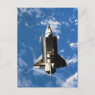 Space Shuttle Orbiting Earth 2 Postkarte