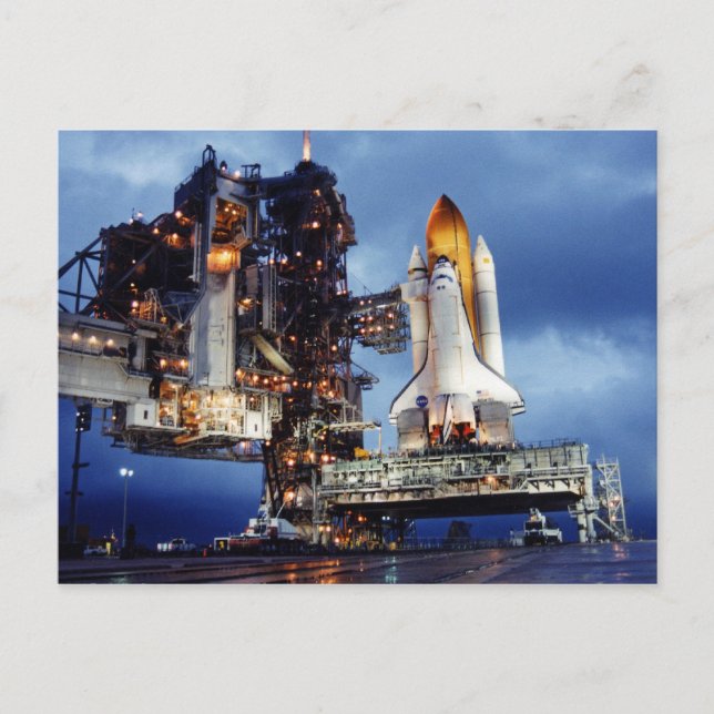 Space Shuttle Postcard Postkarte (Vorderseite)
