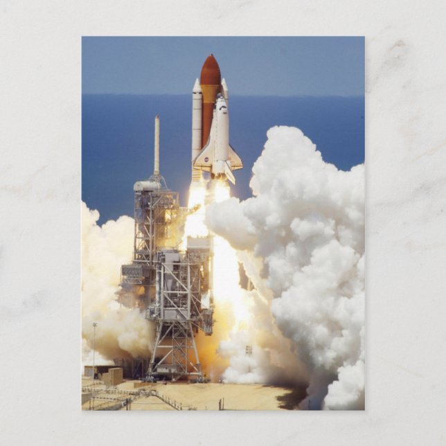Space Shuttle Postkarte (Vorderseite)