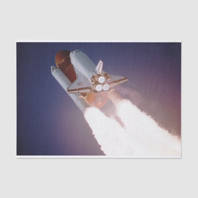 Space Shuttle Seidenpapier (Vorderseite)