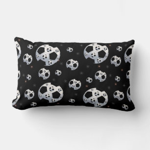 Space Soccer Lumbar Kissen