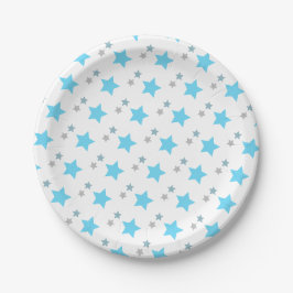 Space Star Muster Pappteller