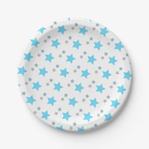 Space Star Muster Pappteller
