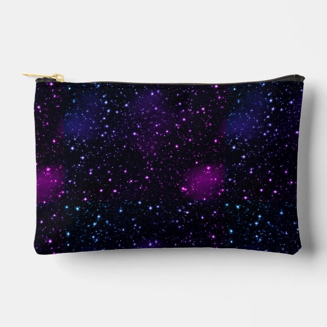 Space Stars Galaxy Nebula Pouch Bag Zubehörtasche (Vorderseite)