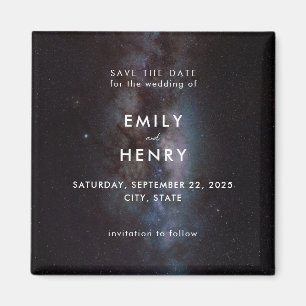 Space Stars Milky Way Galaxy Hochzeit Retten Sie d Magnet