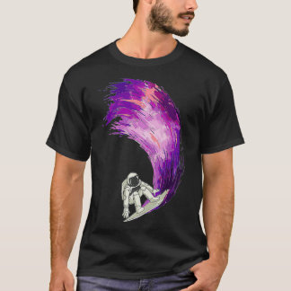Space Surfer Hang Loose Funny Surfdesign Grea T-Shirt