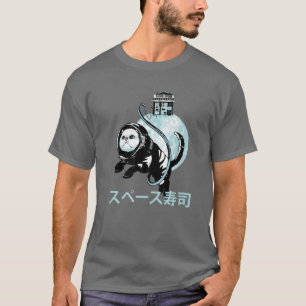 Space Sushi Store - Niedlicher Kawaii Anime Astron T-Shirt