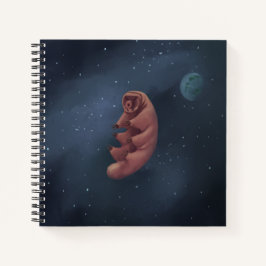Space Tardigrade-Notebook Notizbuch