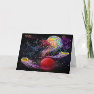Space Tentacles Card Karte