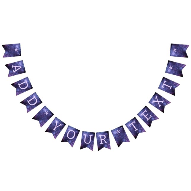 Space Theme Bunting Flags Wimpelkette (Alle)