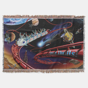 Space Thrills Cosmic Roller Untersetzer Artist Con Decke