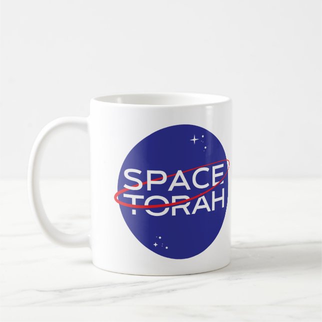 Space Torah-Tasse Kaffeetasse (Links)