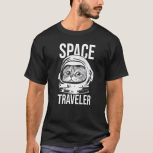 Space Traveller Cat Cat Owner Pet Kitty Kitten Kat T-Shirt