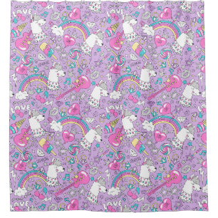 Space Unicorns Douche rideau