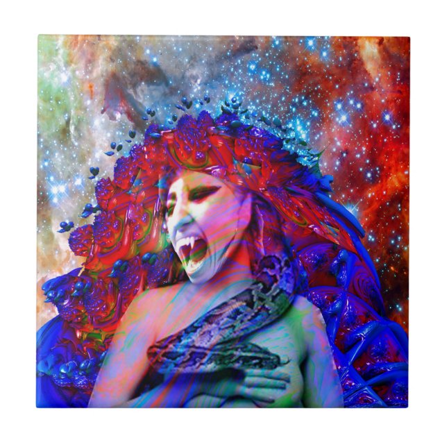 Space Vampire Fliese (Vorderseite)