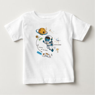Space-Vektor-T-Shirt-Design und Baby-Trends    Baby T-shirt