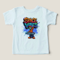Space Vibes Alien DJ Music Streetwear Design