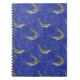 Space Whales Carnet Starry Sky Art Whale Journal