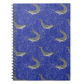 Space Whales Notebook Starry Sky Art Whale Journal Notizblock