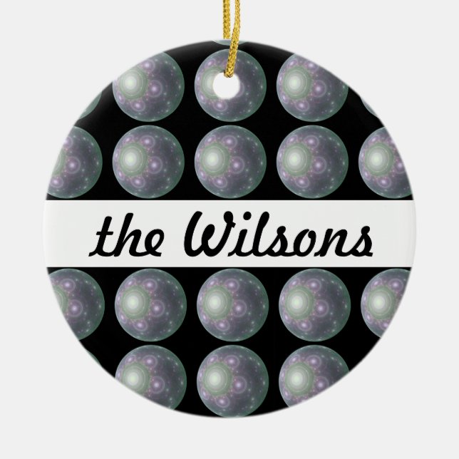 SpaceBalls Keramik Ornament (Vorne)