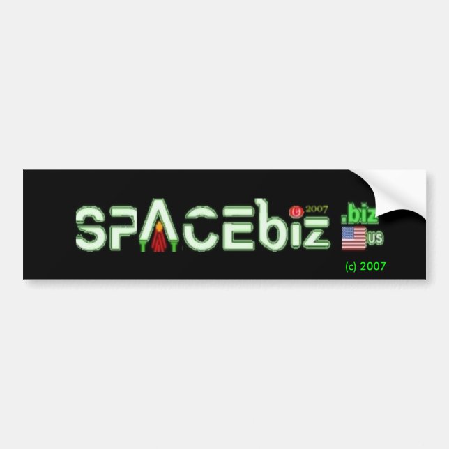 SPACEbiz.biz-Autoaufkleber Autoaufkleber (Vorne)
