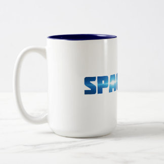 SpaceCom-Tasse Zweifarbige Tasse
