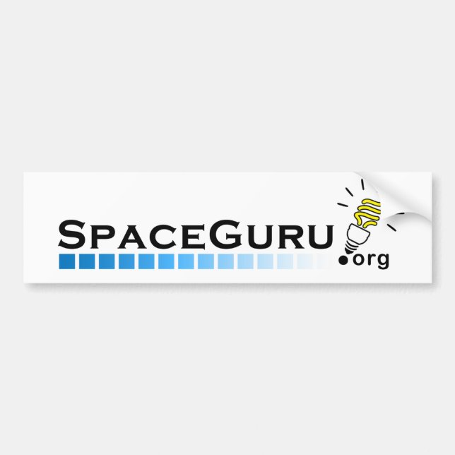 SpaceGuru Logo-Autoaufkleber Autoaufkleber (Vorne)