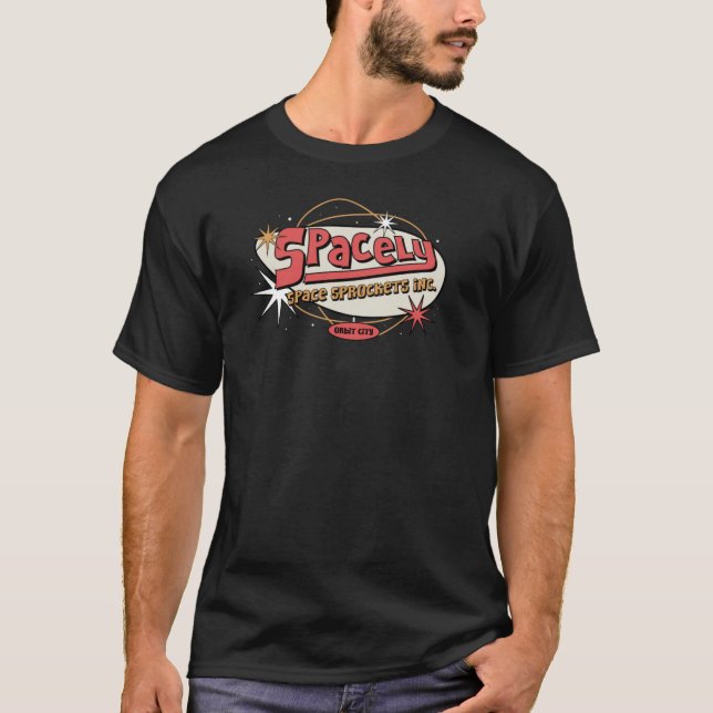 Spacely Space Sprockets Inc lustig T-Shirt (Vorderseite)