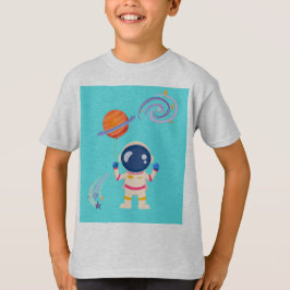 Spaceman Cartoon Abenteuer. T-Shirt