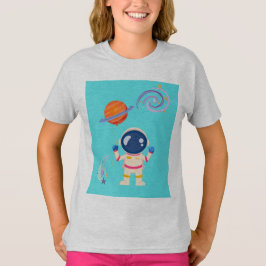 Spaceman Cartoon Abenteuer. T-Shirt