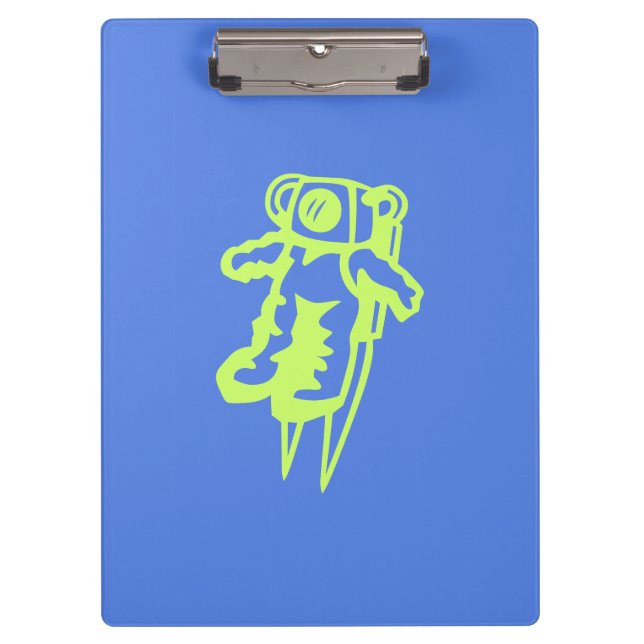 Spaceman Clipboard Klemmbrett (Vorderseite)