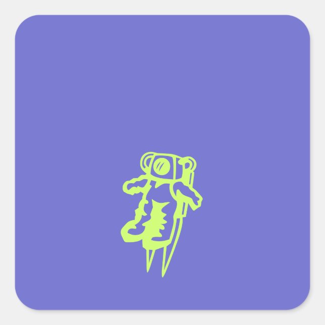 Spaceman Sticker (Vorderseite)