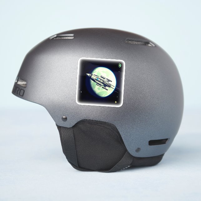 SPACESHIP AUFKLEBER (Helmseite)