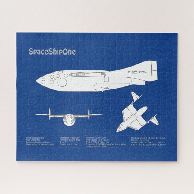 SpaceShipOne - Flugzeugkonzepte ABD (Horizontal)