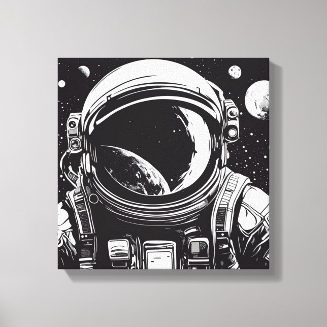 SPACEWALK-EVA 3 LEINWANDDRUCK (Vorderseite)